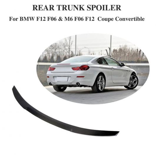 車用外装パーツ リア スポイラー 適用: BMW 6 シリーズ F06 F12 セダン クーペ 2012-2016 カーボンファイバー トランク リップ ウイング ブート メンバー 除外:F13 AL-DD-8622 AL Exterior parts for cars｜オートパーツエージェンシー