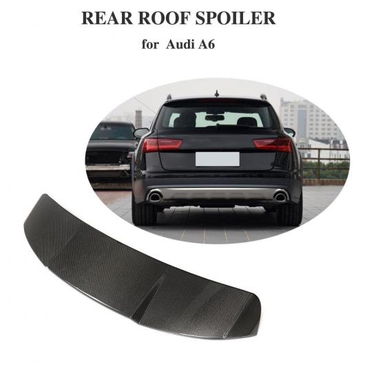 車用外装パーツ 適用: アウディ A6 スタンダード トラベル バージョン カーボンファイバー リア トランク スポイラー ウイング 2016 2017 2018 AL-DD-8749 AL Exterior parts for cars