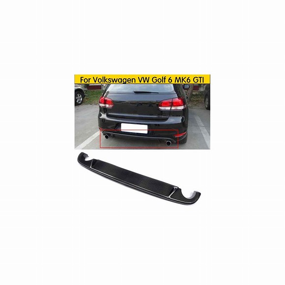 車用外装パーツ カーボンファイバー リア バンパー リップ ディフューザー 適用: フォルクスワーゲン VW ゴルフ 6 MK6 GTI 2009-2012 AL-DD-8660 AL Exterior parts for cars｜オートパーツエージェンシー