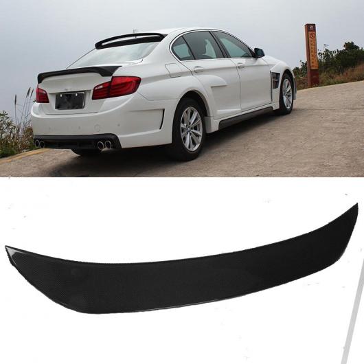 車用外装パーツ 適用: BMW F10 スポイラー 2010-2016 5 シリーズ セダン F10 カーボン スポイラー F10 M5 520i 525i 528i リア トランク ウイング 4 スタイル ブラック・シルバー AL-DD-8655 AL Exterior parts for cars