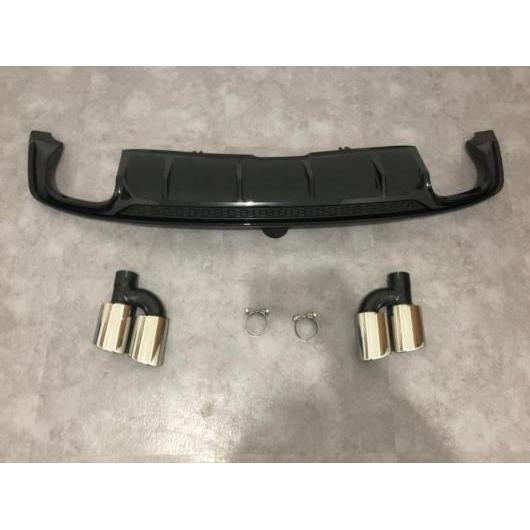 送料無料 Pu Al 車用外装パーツ 適用 アウディ カバー スポイラー A5 Sライン ハッチバック 17 18 19 Pu リア スポイラー ディフューザー バンパー ガード プロテクター スキッド プレート バンパー カバー グレー シルバー Al Dd 8715 オートパーツエージェンシー