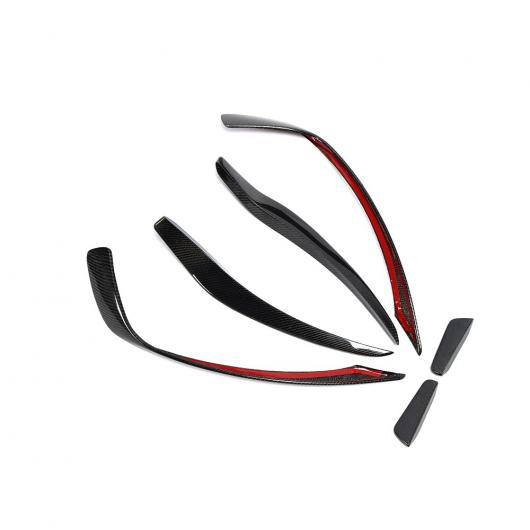車用外装パーツ W176 フロント バンパー スプリッタ リップ カーボンファイバー カナード スポイラー 適用: メルセデスベンツ A180 A200 A250 A45調 前側 リップ 2013-15 6個 AL-DD-8789 AL Exterior parts for cars｜オートパーツエージェンシー
