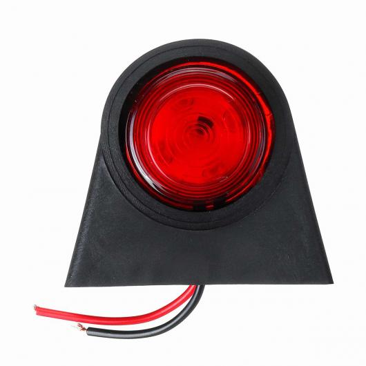 車部品 ミニ サイド ライト レッド ホワイト LED トレーラー トラック ローリー ターンシグナルランプ マーカー セーフティー ブレーキ ストップ ランプ 4個 AL-EE-0819 AL Car parts|オートパーツエージェンシー