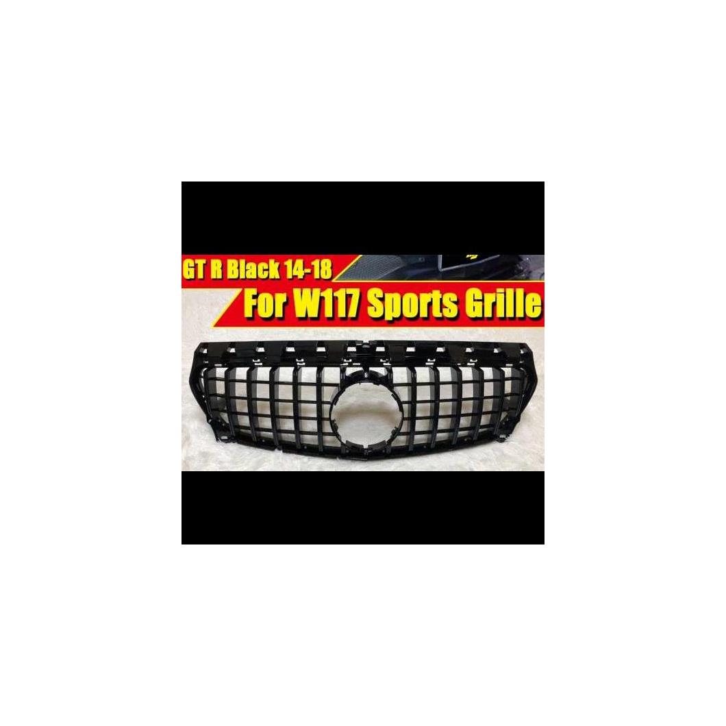 W117 フロント バンパー グリッド ABS ブラック 適用: メルセデスベンツ CLAクラス CLA180 200 250 スポーツ グリル 14-18 タイプ001 AL-EE-0264 AL Exterior parts for cars