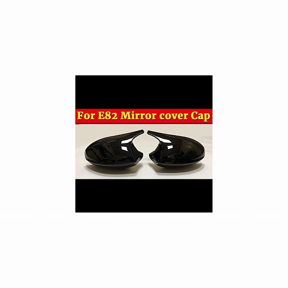 車部品 適用: BMW E82 1シリーズ サイド ミラー カバー キャップ ABS 光沢ブラック 1M アドオン スタイル M3 118i 120i 125i 130i 2007-09 タイプ001 AL-EE-0883 AL Car parts