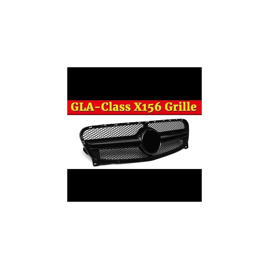 適用: ベンツ X156 フロント グリッド グリル ABS 光沢ブラック GLAクラス GLA180 GLA200 GLA250 グリル 14-16 タイプ001 AL-EE-1066 AL Exterior parts for cars