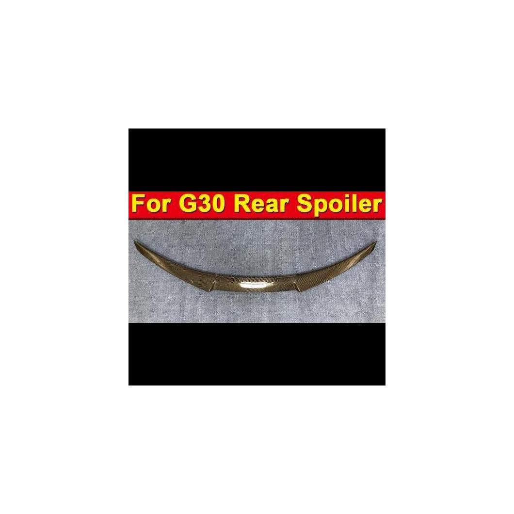 適用: BMW G30 スポイラー テール カーボンファイバー リア トランク リップ ウイング 520D 530i 530D 540i 525i 2017+ タイプ001 AL-EE-1223 AL Exterior parts for cars