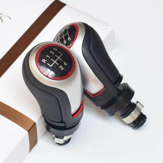 クローム マット 5/6速 ギア シフト ノブ レバー ブーツ カバー ゲートル 適用: VW フォルクスワーゲン ゴルフ 5/6 MK5/6 シロッコ 2009 5速・マット～6速・クローム AL-EE-3554 AL Car parts｜オートパーツエージェンシー