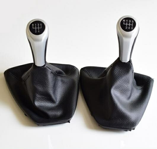 2019 5/6速 ギア シフト スティック レバー シフター ゲートル ブーツ レザー カバー 適用: BMW E90 E91 E92 E93 5・ショート・レザー~6・マットシルバー AL-EE-4048 AL Car parts|オートパーツエージェンシー