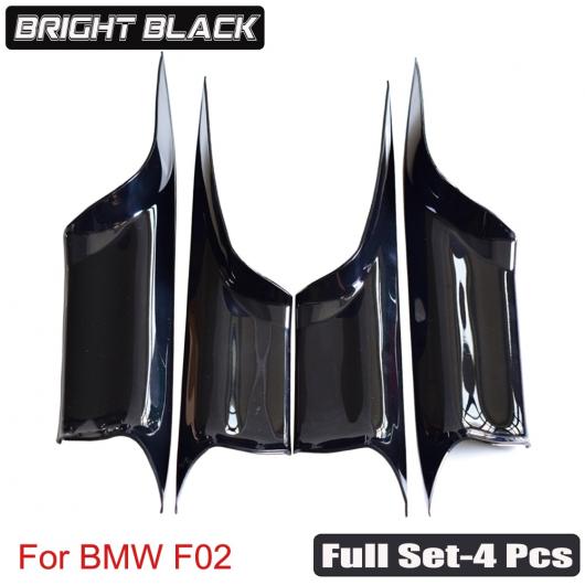 カーボンファイバー ABS ドア ハンドル セダン パネル プル トリム カバー 適用: BMW F01 F02 7シリーズ 730 740 750 4個セット・ブライト・F02・4個セット・カーボン・F02 AL-EE-4184 AL Car parts|オートパーツエージェンシー