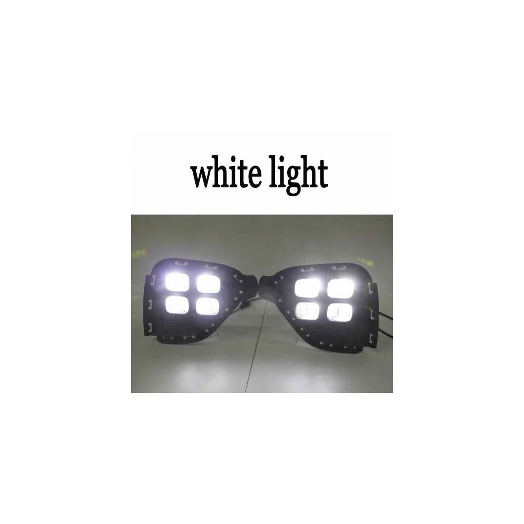 2個 イエロー ターニング シグナル ライト DRL 防水 12V LED デイタイム ランニング ライト フォグランプ バルブ 適用: ヒュンダイ クレタ IX25 ホワイト AL-EE-3795 AL Car parts｜オートパーツエージェンシー
