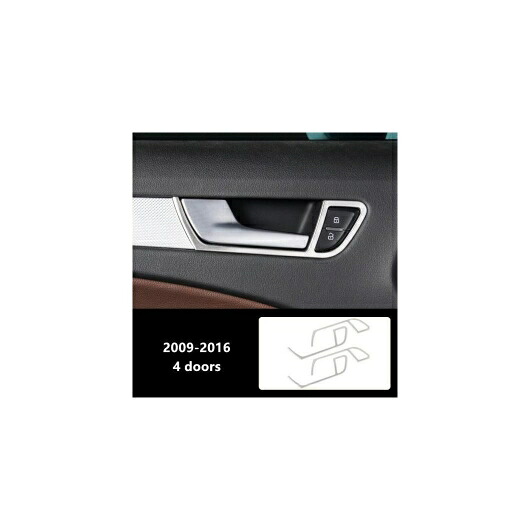 コンソール CD パネル 装飾 カバー AC コントロール フレーム トリム 適用: アウディ A4 B8 2010-16 ドアノブ AL-EE-4821 AL Interior parts for cars