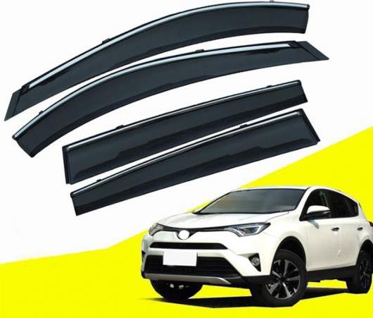 適用: トヨタ RAV4 XA40 2014 2015 2016 2017 2018 ドア スモーク ウインドウ サン レイン バイザー ウィンド ガード AL-EE-5926 AL Exterior parts for cars|オートパーツエージェンシー