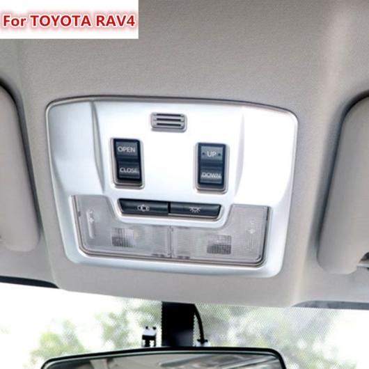 適用: トヨタ RAV4 2016 ABS クローム マット フロント 室内灯 ランプ トリム カバー ガーニッシュ スタイリング 1ピース AL-EE-6161 AL Exterior parts for cars