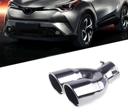 2016 2017 2018 適用: トヨタ C-HR C HR CHR エクステリア エキゾースト エンド チップ パイプ マフラー ステンレス スチール 1ピース AL-EE-6245 AL Exterior parts for cars