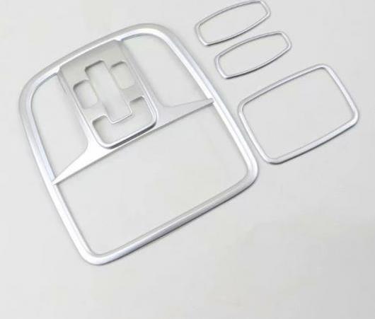 4ピース ABS クローム インテリア リード マップ ライト ランプ カバー トリム 適用: 起亜 KX7 2017 AL-EE-6321 AL Exterior parts for cars