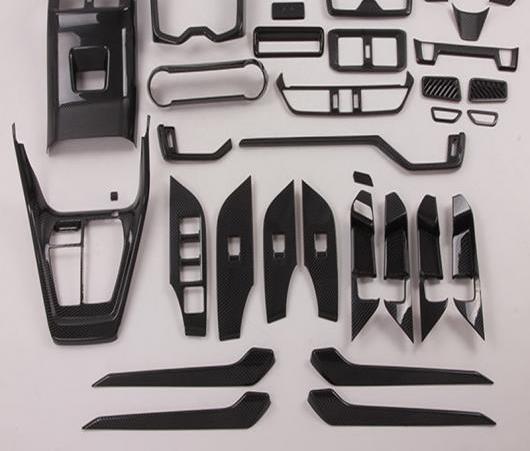 ABS カーボンファイバー インテリア ドア ハンドル パネル インテリア パーツ インテリア 適用: トヨタ RAV4 2019 34ピース AL-EE-6354 AL Exterior parts for cars|オートパーツエージェンシー