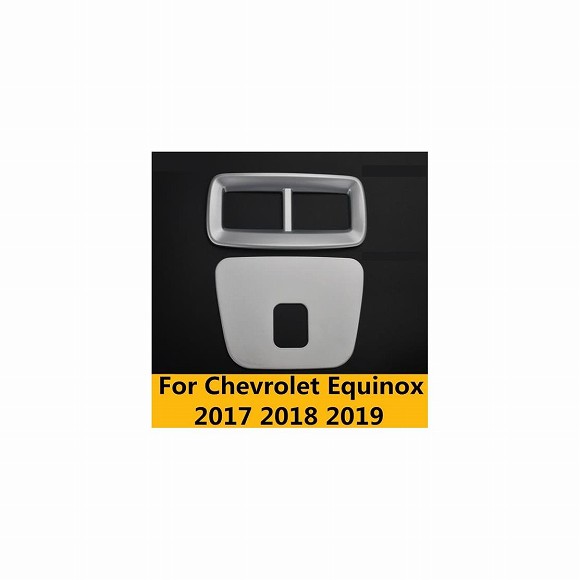 適用: シボレー エクイノックス 2017-2019 リア エアコン 吹き出し口 装飾 フレーム エア トリム ストリップ USB パネル・アッパー エア 吹き出し口 AL-EE-6768 AL Exterior parts for cars