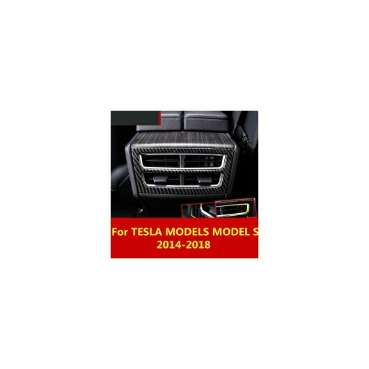 適用: テスラ モデル S 2014-2018 吹き出し口 エア アームレスト ボックス リア シート イン ミドル エアコン ステンレス ブラック・ステンレス ブルー AL-EE-6898 AL Exterior parts for cars