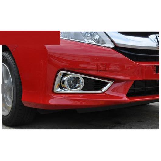 適用: ホンダ シティ 2014-2018 フロント フォグランプ シールド カバー トリム ABS クローム 装飾 フロント フォグライト AL-EE-7219 AL Exterior parts for cars|オートパーツエージェンシー