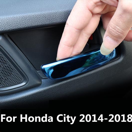 適用: ホンダ シティ 2014-2018 ドア ハンドル カバー トリム インテリア ウインドウ リフト スイッチ ブラック～ABS クローム AL-EE-7208 AL Exterior parts for cars