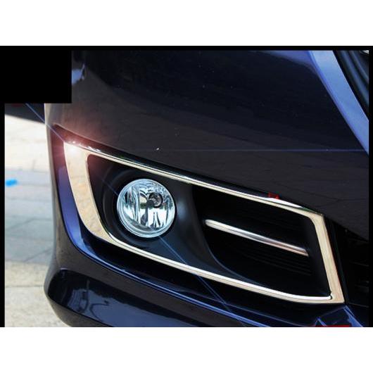 適用: ホンダ オデッセイ 2015-2018 2ピース ステンレス スチール フロント フォグランプ フレーム 装飾 カバー トリム スタイル 2 AL-EE-7521 AL Exterior parts for cars