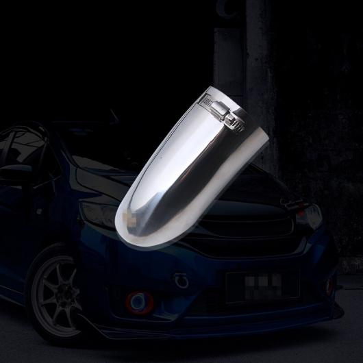 オート エキゾースト マフラー チップ ステンレス スチール パイプ クローム トリム リア テール スロート ライナー 適用: ホンダ フィット ジャズ 2016-2018 シルバー AL-EE-7742 AL Exterior parts for cars|オートパーツエージェンシー