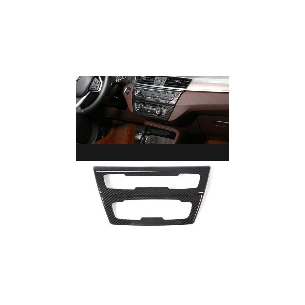 カーボンファイバー セントラル コントロール ノブ 装飾 パッチ アクセサリー インテリア 適用: BMW X1 F48 2016-2018 1ピース AL-EE-7755 AL Exterior parts for cars｜オートパーツエージェンシー