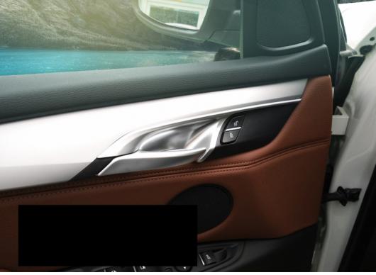 装飾 インテリア ドア ハンドル ライト バー インナー インサイド ボウル アクセサリー 適用: BMW X5 E70 X6 E71 ABS クローム・ブラック AL-EE-7929 AL Exterior parts for cars