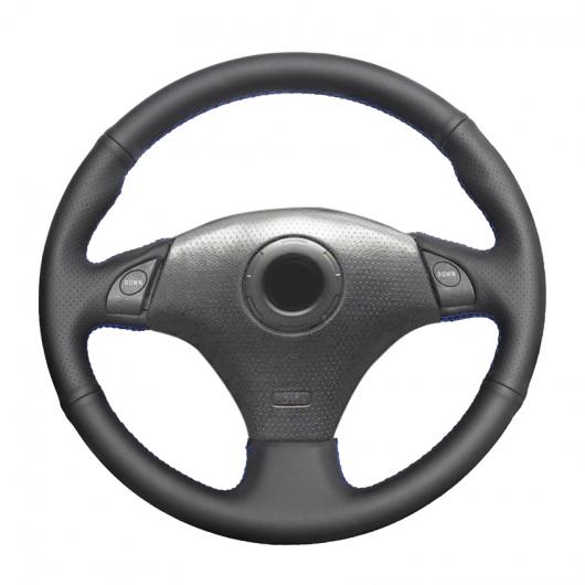 手縫い ブラック PUレザー ステアリング ホイール カバー 適用: トヨタ RAV4 2003-2005 セリカ 2003 レクサス IS200 300 1999-2005 ブラック糸～グレー糸 AL-EE-7977 AL Interior parts for cars｜オートパーツエージェンシー