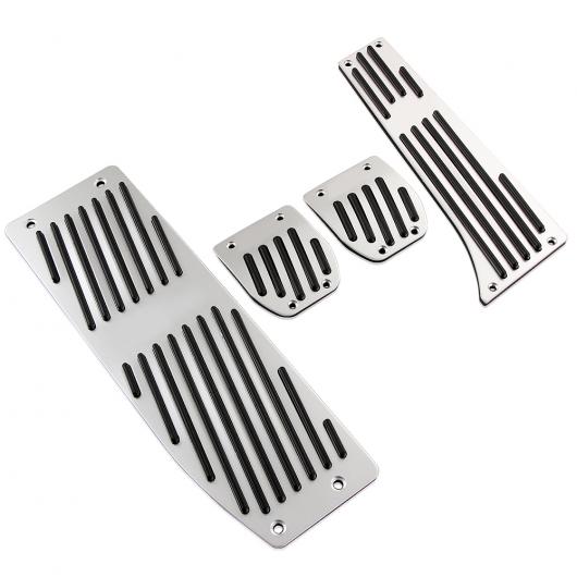 アクセサリー アルミニウム フットレスト ペダル パッド セット 適用: BMW E30 E36 E46 E87 E90 E91 E92 E93 M3 Mテック AT MT 色 ブラック 3ピース AT～シルバー 4ピース MT AL-EE-9517 AL Interior parts for cars