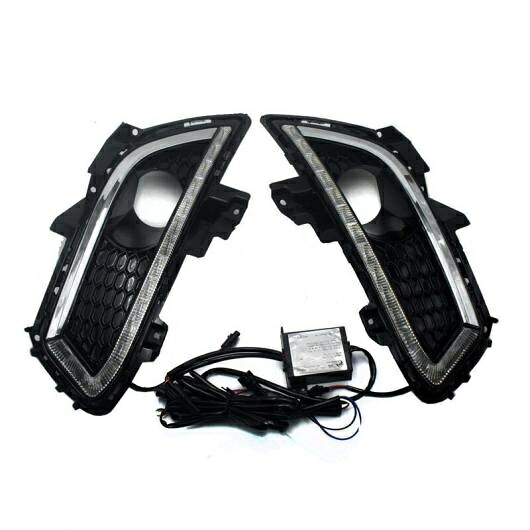適用: フォード モンデオ フュージョン 2013 2014 2015 2016 LED DRL デイライト デイタイム ランニング ライト 防水 フォグランプ AL-FF-0930 AL Car parts｜オートパーツエージェンシー