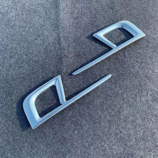 適用: ホンダ オデッセイ 2019 2020 リア フォグライト カバー トリム ストリップ ABS クローム フレーム ランプ 装飾 アクセサリー 2ピース フロント フォグ カバー AL-FF-1210 AL Car parts