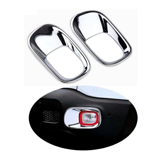 2ピース ABS クローム リア フォグライト ランプ カバー トリム 適用: ジープ レネゲード 2015 2016 AL-FF-1321 AL Exterior parts for cars｜オートパーツエージェンシー