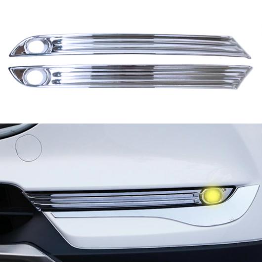 ABS クローム フロント フォグライト ランプ カバー モールディング 適用: マツダ CX5 CX-5 2017 2018 2ND 世代 AL-FF-1650 AL Exterior parts for cars