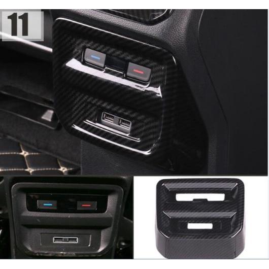 ABS カーボンファイバー ハンドル ボウル ベント 吹き出し口 カバー トリム 適用: フォルクスワーゲン VW ティグアン 2017 2018 左ハンドル車 タイプ001 AL-FF-1749 AL Interior parts for cars