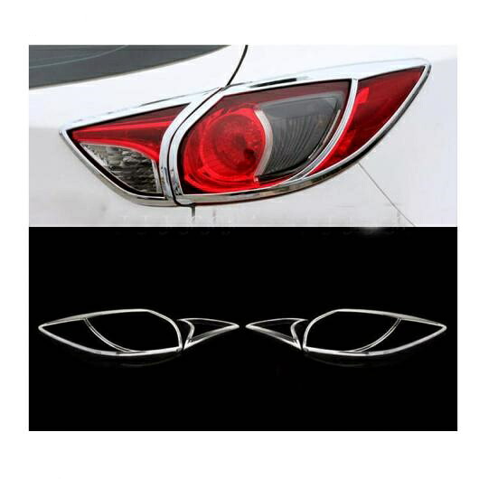 クローム 適用: マツダ CX-5 CX5 2015 2016 リア テール ライト ランプ トリム ブラック カバー アクセサリー プラスチック スパンコール AL-FF-1856 AL Exterior parts for cars 10,584円