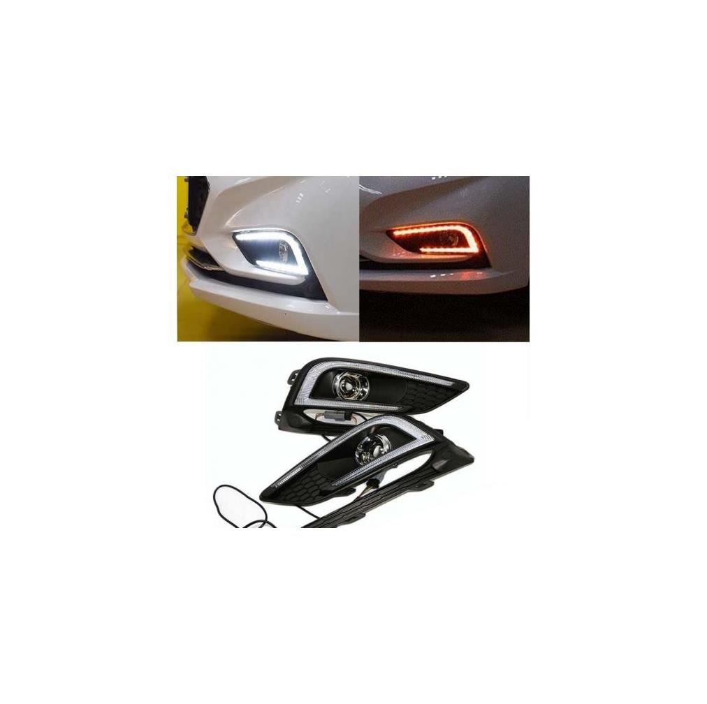 デイライト 適用: シボレー クルーズ 2016 2017 ABS カバー 12V DRL LED デイタイム ランニング ライト ランプ イエロー ターン 機能 AL-FF-1892 AL Car parts