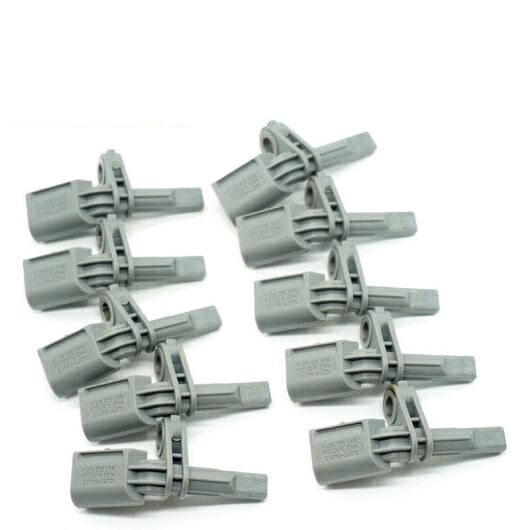 フロント左 ABS センサー 10ピースセット WHT003857A 適用: アウディ A3 Q3 Q7 V W CC パサート ティグアン シュコダ オクタヴィア セアト AL-FF-3030 AL sensor|オートパーツエージェンシー