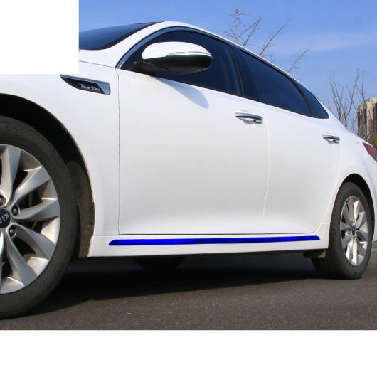 ステンレス スチール ドア エッジ ストリップ トリム 適用: 起亜 K5 オプティマ 2016 2017 2018 2019 2020 インテリア モールディング ブルー AL-FF-3862 AL Interior parts for cars