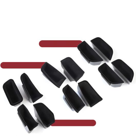 ABS フロッキング ドア スロット ストレージ ボックス 適用: A8 A4 A6 A3 A5 A7 Q5 Q5 Q7 Q7 A8 A7 4ピース フロック AL-FF-3913 AL Interior parts for cars