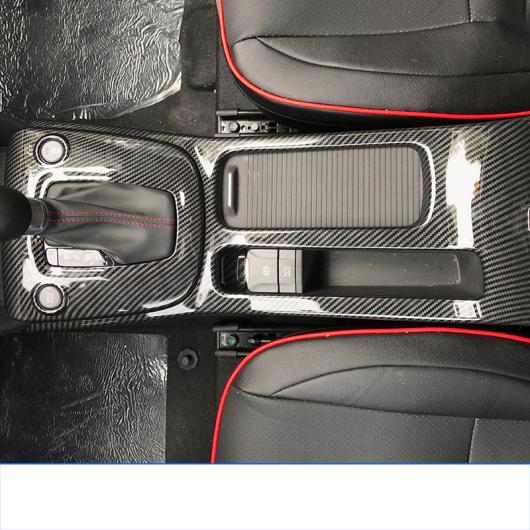 ABS セントラル コントロール ギア パネル トリム 適用: ヒュンダイ エンシノ コナ 2018 2019 2020 カーボンファイバー ブラック AL-FF-3937 AL Interior parts for cars