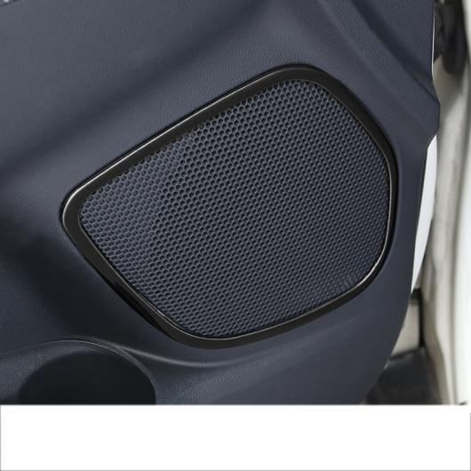 ドア サウンド スピーカー フレーム トリム 適用: 三菱 アウトランダー スポーツ ASX RVR 2011-2019 インテリア チタン ブラック 4 ピース AL-FF-4023 AL Interior parts for cars