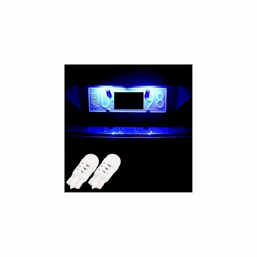 LED ライセンス ライト バルブ 適用: プジョー 3008 5008 2019 2020 インテリア アクセサリー ブルー ライト～パープル ライト 1 ペア AL-FF-4398 AL Interior parts for cars