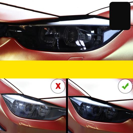 TPU トランスペアレント ブラック ヘッドライト 保護 フィルム 適用: BMW 5 6シリーズ 2015 2016 2017 F10 F07 F06 F12 傷つき防止 AL-FF-5263 AL Car parts