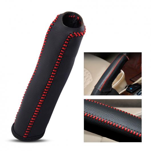 ブラック 1ピース レザー ハンド ブレーキ ステッチ カバー 保護 スリーブ 適用: ホンダ シビック 2004 2005 2006 2007 2008 2009 2010 2011 AL-FF-6136 AL Interior parts for cars