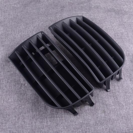 1ペア ABS ブラック フォグライト フロント バンパー ロワー コーナー グリル グリル 適用: VW ゴルフ MK5 2004 2005 2006 2007 2008 2009 AL-FF-7571 AL Exterior parts for cars