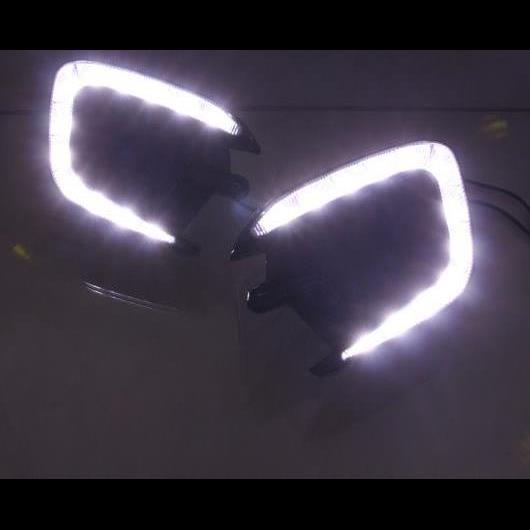 2ピース 適用: 三菱 モンテロ パジェロ スポーツ 2013 2014 2015 イエロー ターンシグナル 防水 12V DRL ランプ LED デイタイムランニングライト ホワイトのみ AL-HH-1393 Car parts｜オートパーツエージェンシー