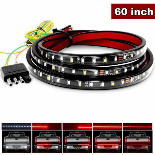 12V 49インチ/60インチ ブレーキ ターン ライト ワーニング シグナル LED フレキシブル ストリップ リア テール ランニング リバース ダブル フラッシュ ライト タイプ B AL-HH-1664 Car parts
