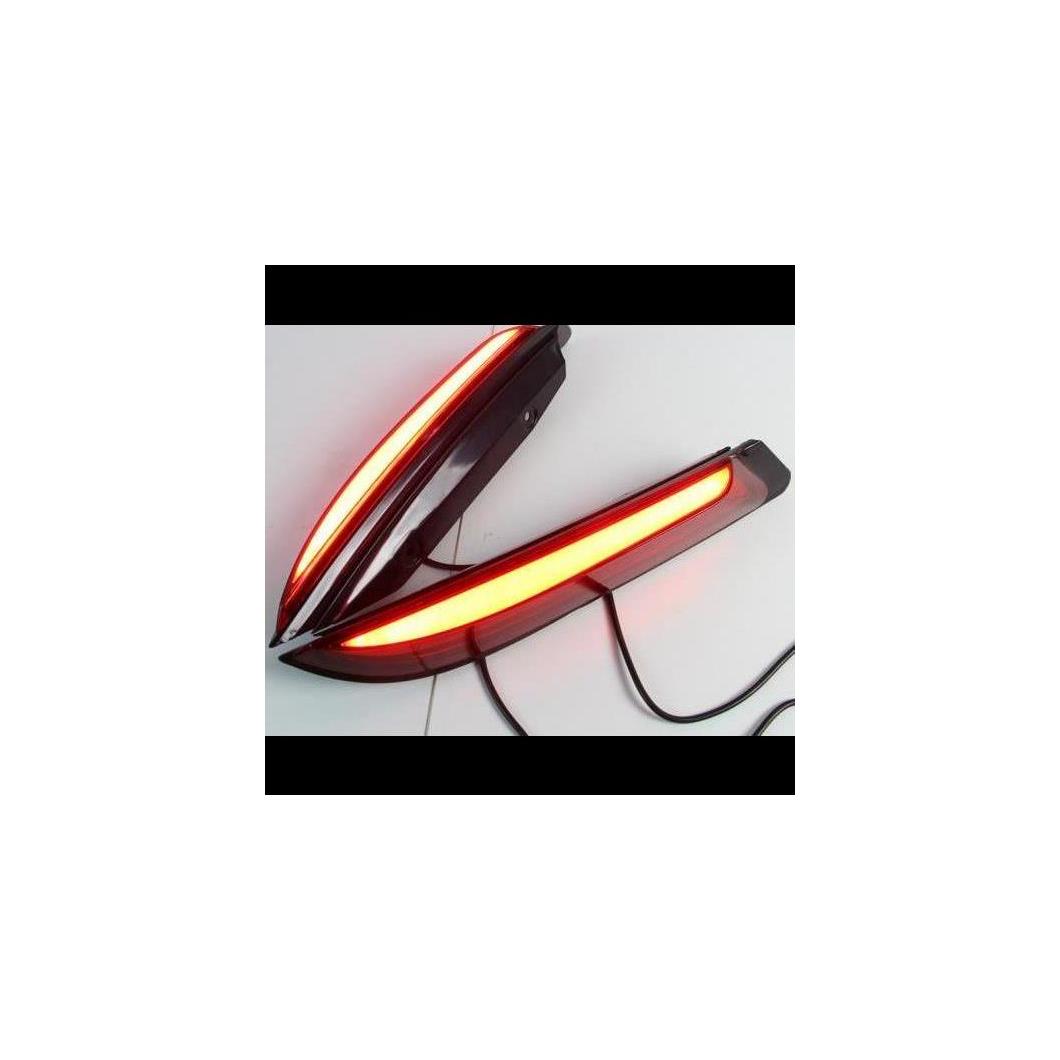 2ピース 適用: フォード/FORD エベレスト 2016 2017 2018 2019 LED テールライト リア バンパー ライト LED ブレーキ ライト オート バルブ 装飾 ランプ タイプB AL-HH-1481 Car parts